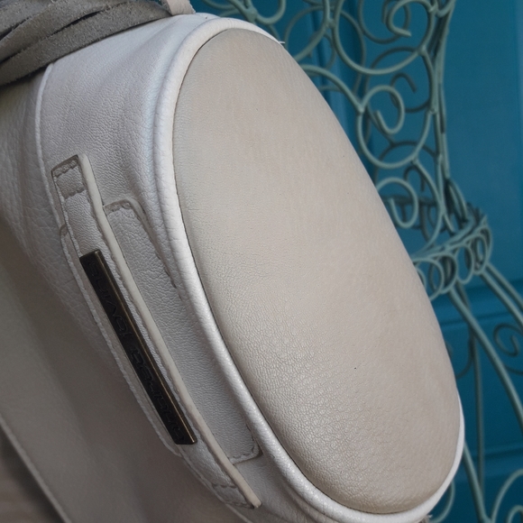 Genuine Leather Fringe Purse Bucket Bag Real Leather Boho Crossbody Handbag VTG - Picture 9 of 13